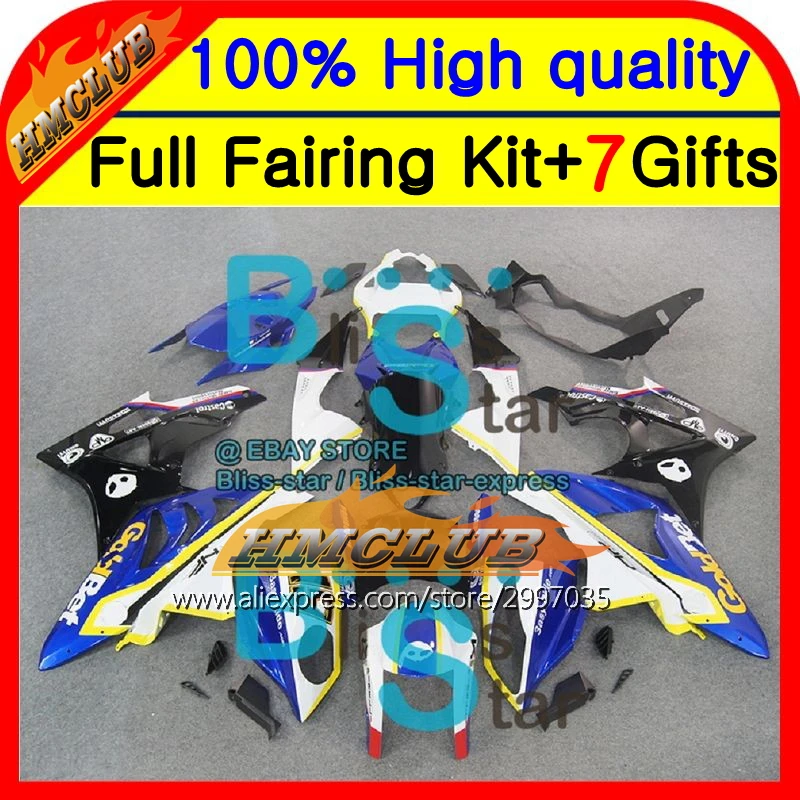 Корпус синего и белого цвета для BMW S1000R 09 14 S 1000R S1000RR 2HM94 1000 RR 10 11 12 13 1000RR черного S1000