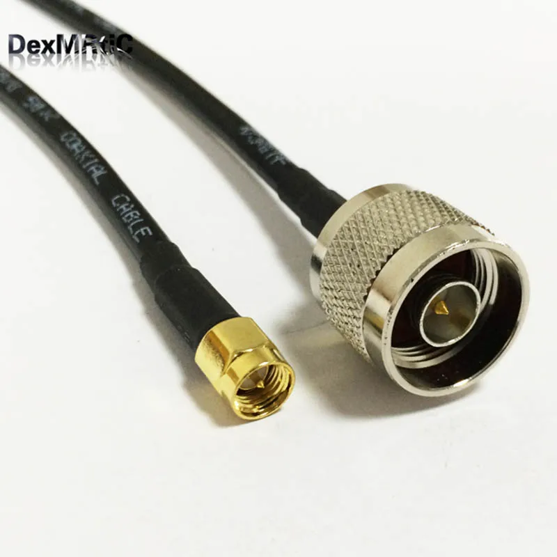 Абсолютно RF Wifi антенный Удлинитель SMA штекер N Тип Мужской кабель 50 см/100 см