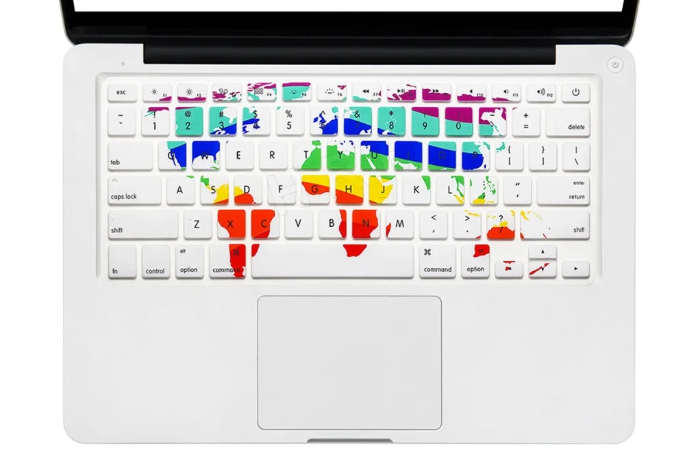 Силиконовый чехол для клавиатуры Защитная пленка Apple Macbook Air Pro Retina 13 15 17 A1278 A1466 (до