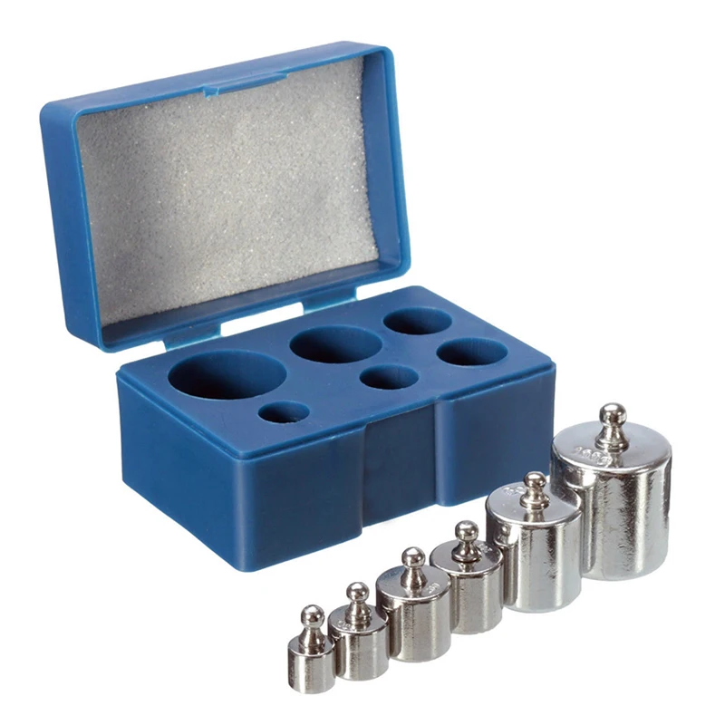 6 шт. 100 г 50 2x20 10 5g точность калибровки вес цифровые весы набор|calibration weight|precision