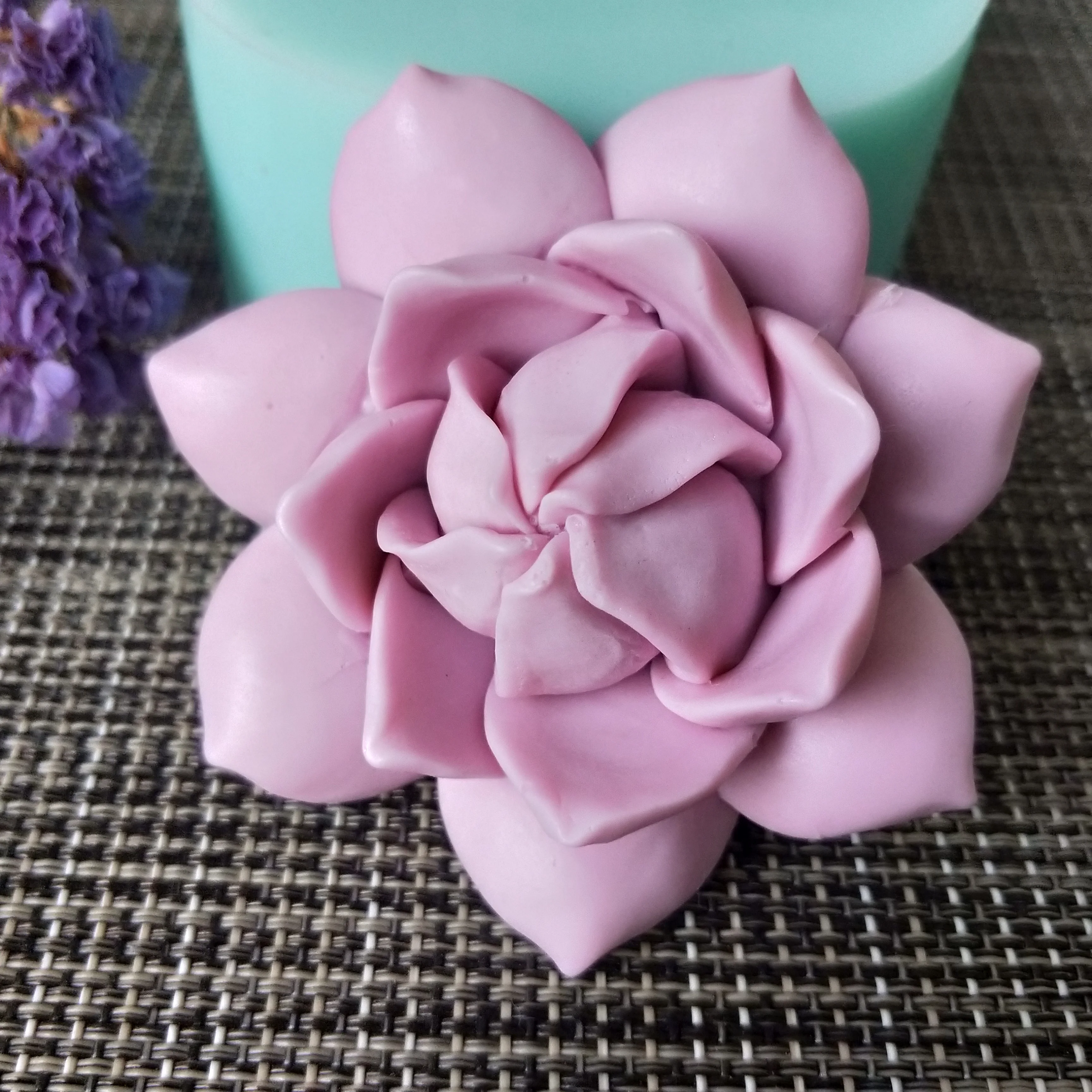 Силиконовая форма для мыла HC0111 PRZY Mold3d Цветочная Роза пиона свеча аромат