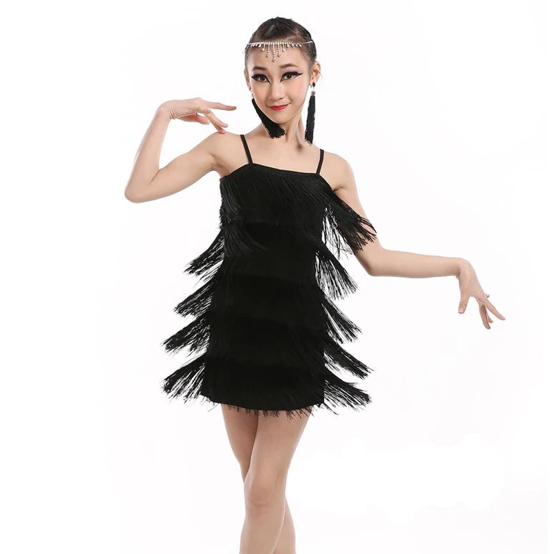 

Girl Latin Dance Ballroom Dress Kids Costume Dress For Ballroom Dancing Children Dance Dress Tango Plus Size Sexy Club Dresses