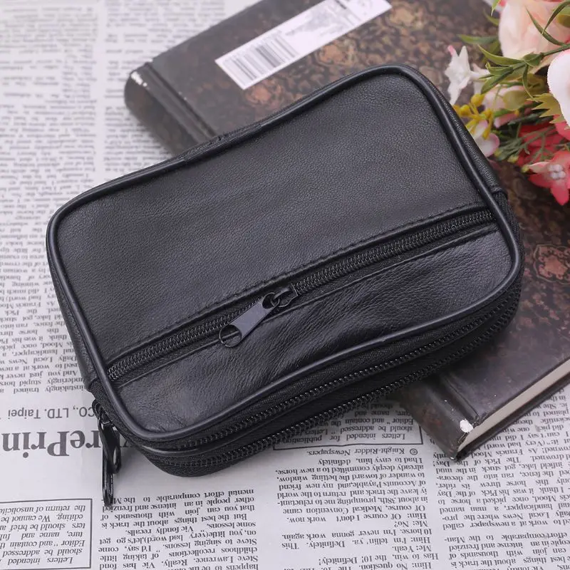 

Women Genuine Leather Coin Card Wallet Pouch Mini Purse Zipper Small Change Bag