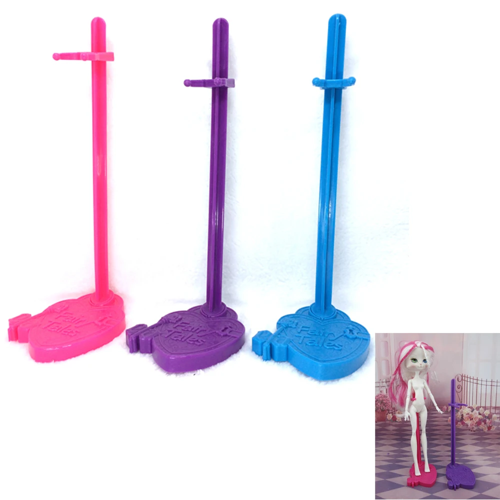 Подставка для кукол NK10 шт/комплект витрина фиолетовая розовая синяя куклы