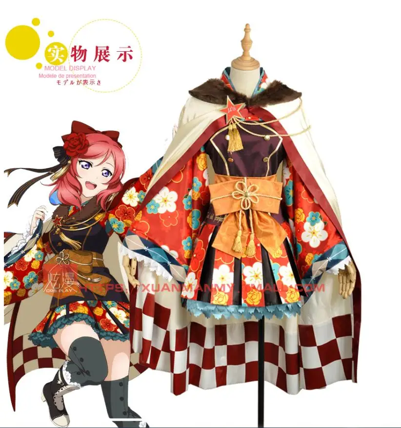 

Бесплатная доставка Аниме LoveLive! Косплей Nishikino Maki COS Хэллоуин вечерние НКА косплей милые костюмы наборы