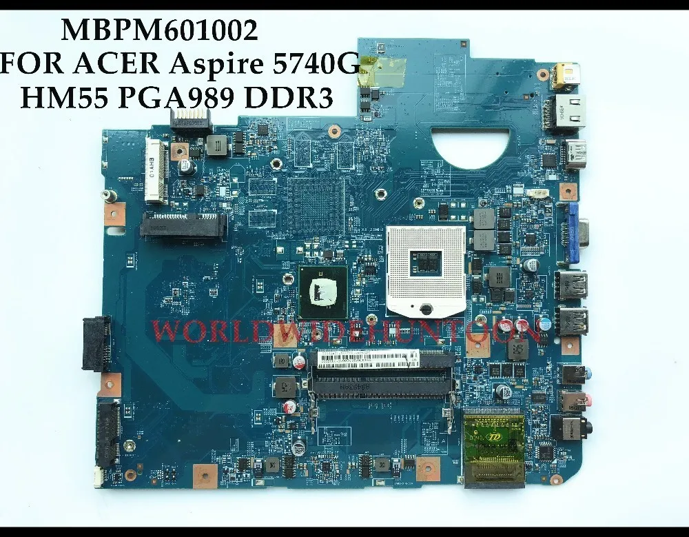 Высококачественная материнская плата MBPM601002 для ноутбука ACER Aspire 5740 5740G HM55 PGA989 DDR3