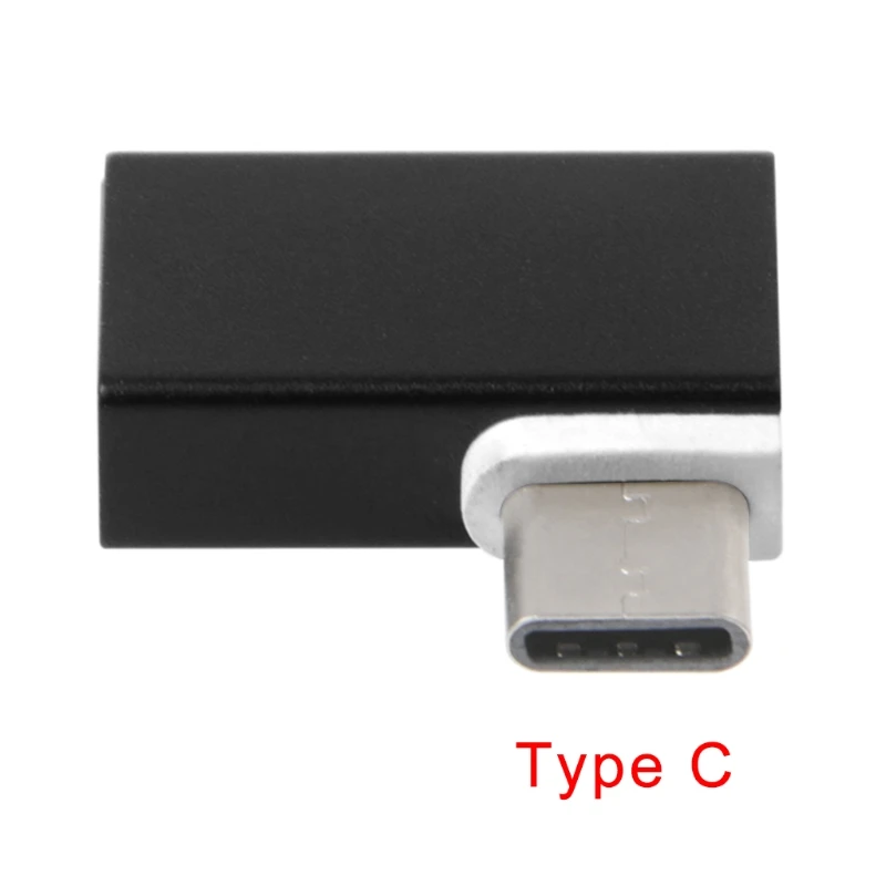 90 градусов Тип C к USB 3 0 Женский данных OTG конвертер для Macbook Android телефона|Адаптеры