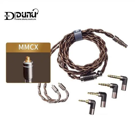Кабель DUNU HULK для наушников Hi Fi IME съемный MMCX 2 контакта 0 78 мм/разъем QDC с 4