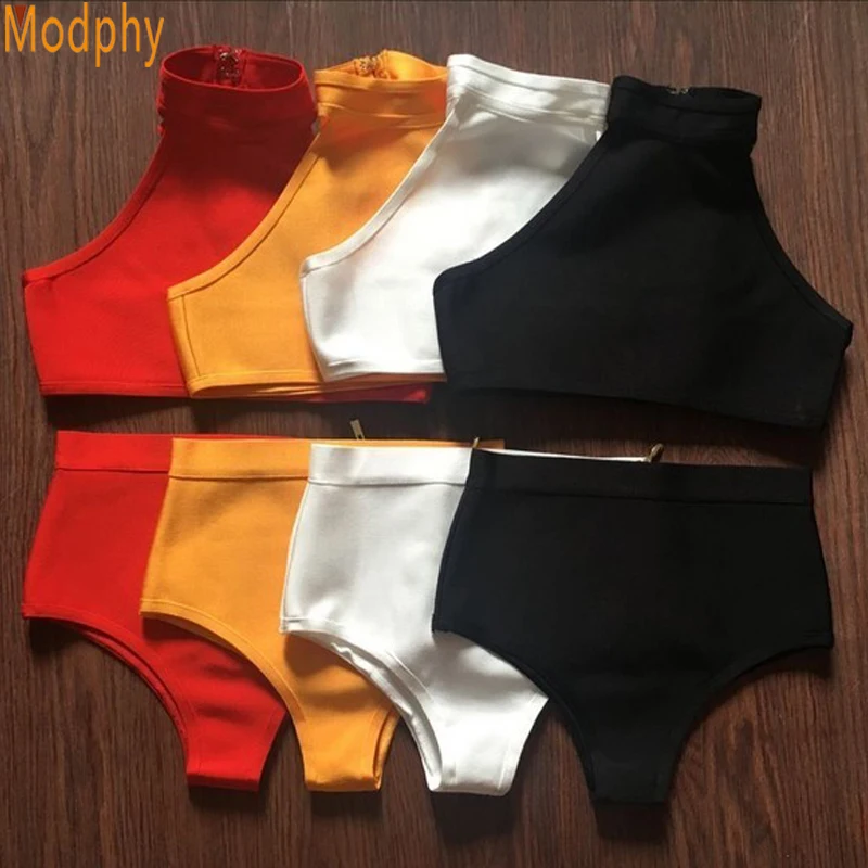 Новинка 2018 женский сексуальный черный белый красный оранжевый бикини топ 2