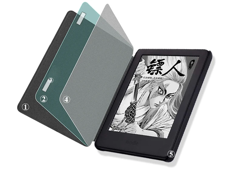 AROITA легкий Чехол для всех-new Kindle 10th Generation eReader(модель J9G29R)-модный защитный чехол с функцией автоматического сна/пробуждения