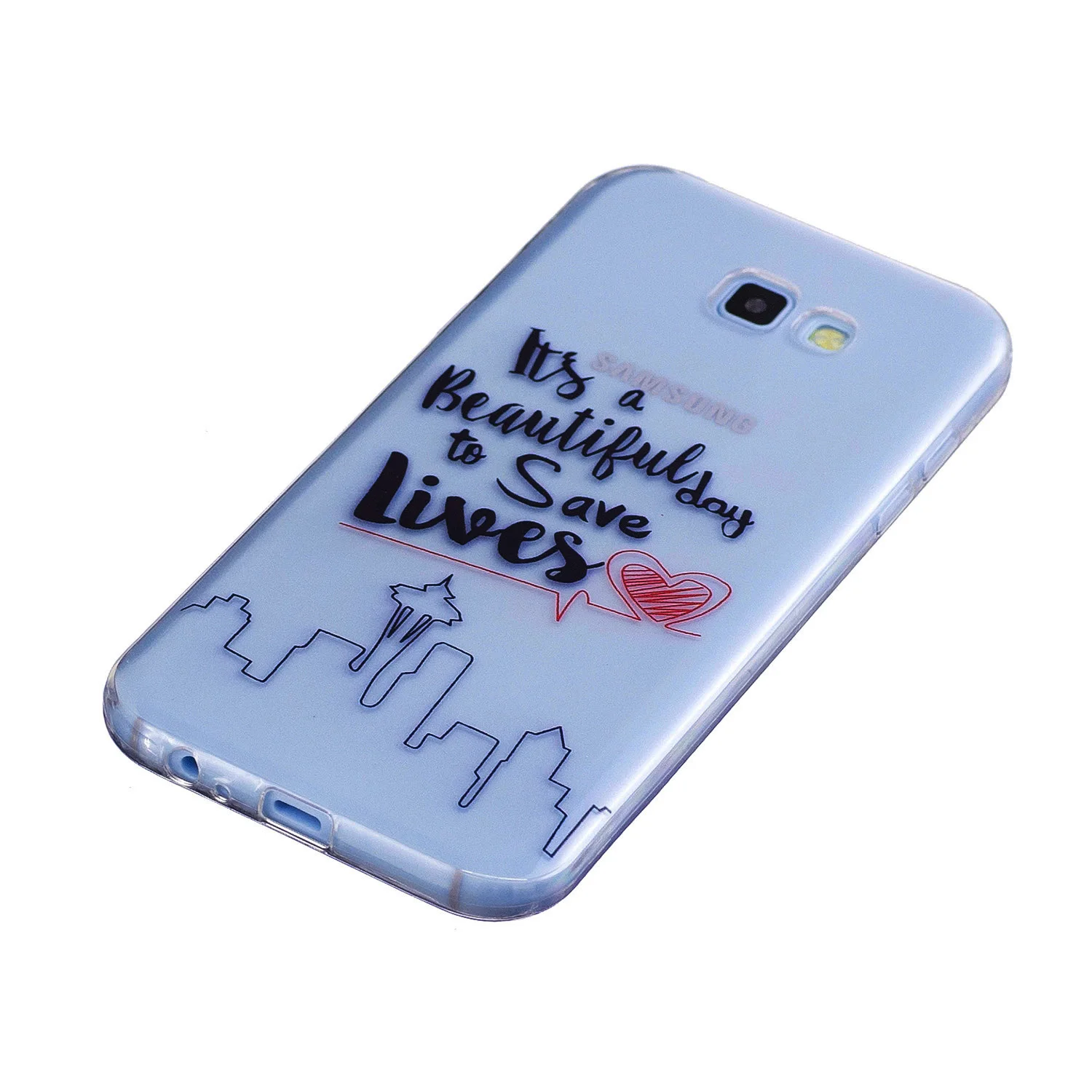Leave Print case for Samsung Galaxy A5 2017 soft silicone Case cover capa Coque back Funda shell Bumper bag |