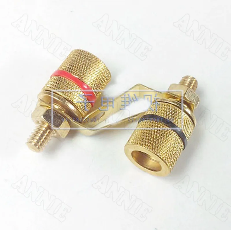 100 шт./лот Колонка проводной терминал Банановый штекер соединитель звуковой