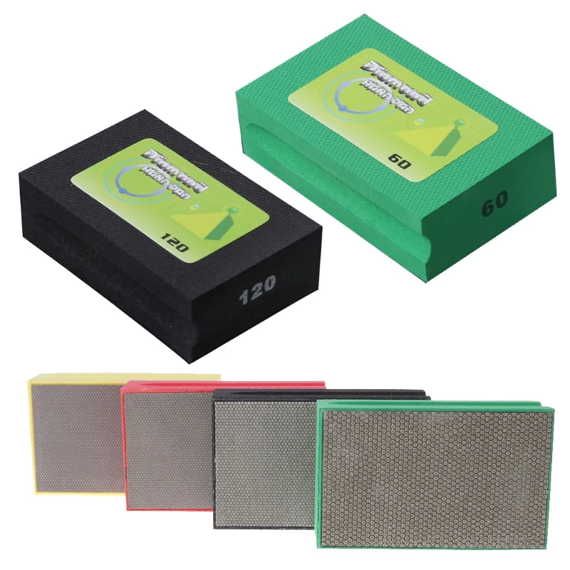 

High Quality Diamond Hand Polishing Pad Sanding Grinding For Glass Stone Marble 60-400 Grit