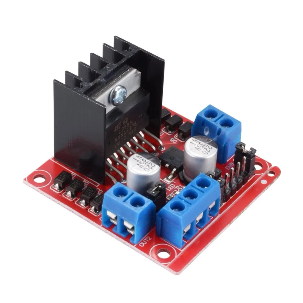 Модуль платы двигателя L298N с двойным мостом H для Arduino UNO автомобильный робот L298