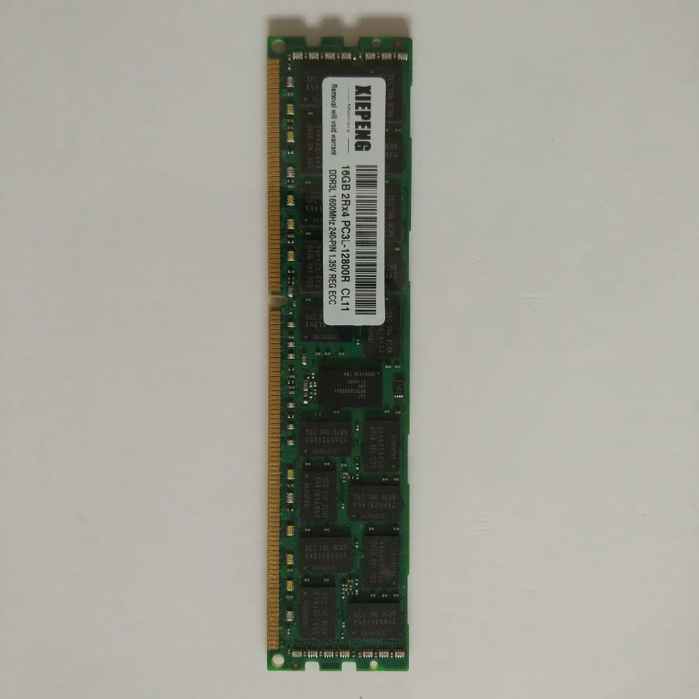 ForIBM X3755 X3690 X3850 X3950 X5 DX340 DX360 DX3650 M2 M3 Серверная RAM 8GB 2Rx4 PC3L 12800R 16G DDR3 1600MHz ECC Registered