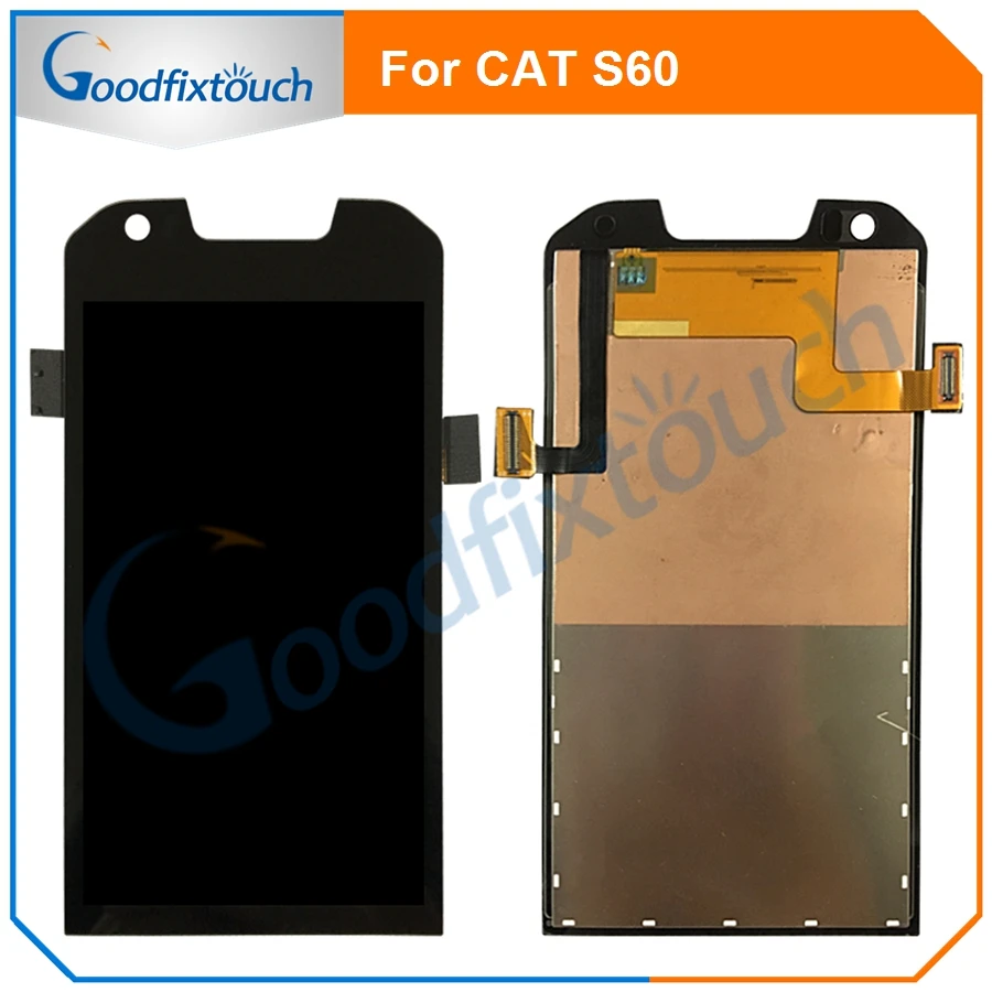 4,7 '' черный для гусеницы CAT S60 Полный ЖК-дисплей+ кодирующий преобразователь сенсорного экрана в сборе протестирован