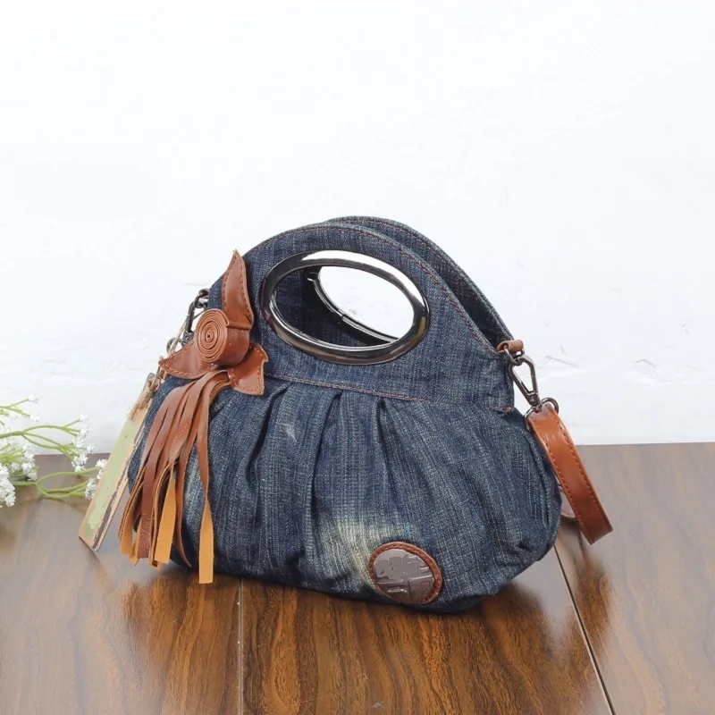 Новые винтажные вместительные сумки, модные сумки bolsa feminina, кожаные аппликации, джинсы, женские сумки, вечерние сумки для девочек, сумки-тоут