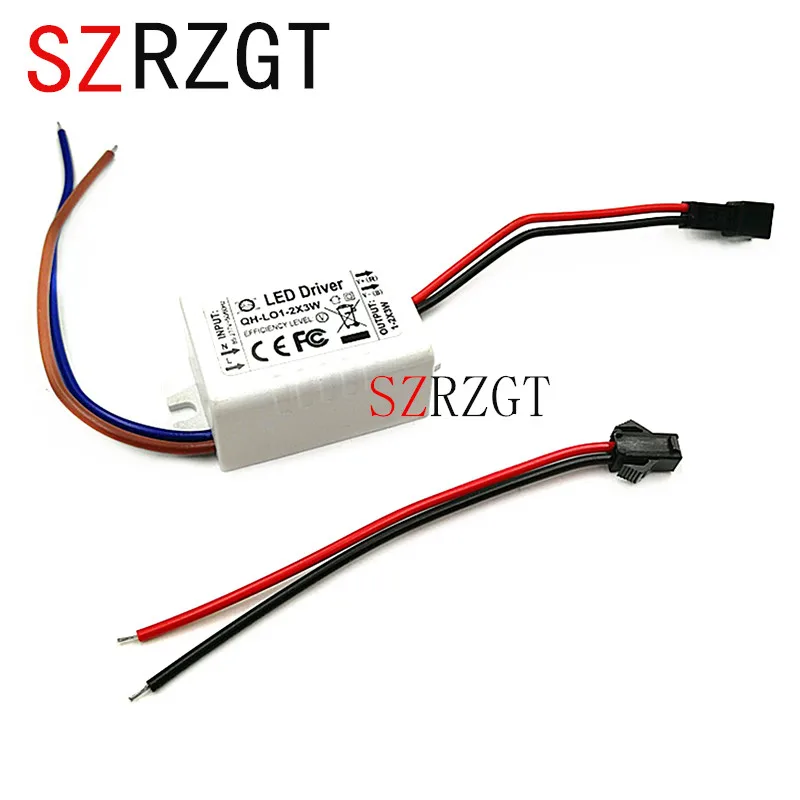 Светодиодный драйвер 1 2x3W 600mA DC2 7V источник питания для потолочной лампы AC85