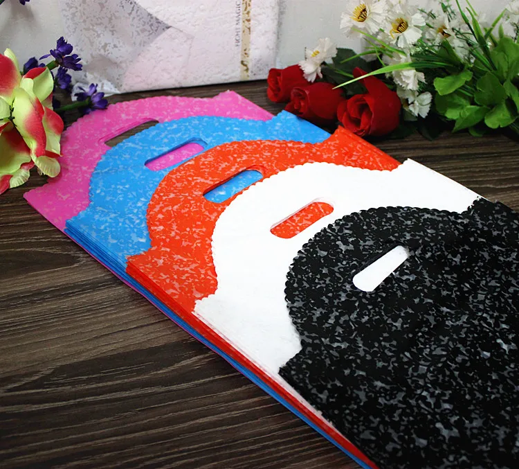 50 шт кружевной полиэтиленовый пакет с ручкой ювелирный бутик Подарочный