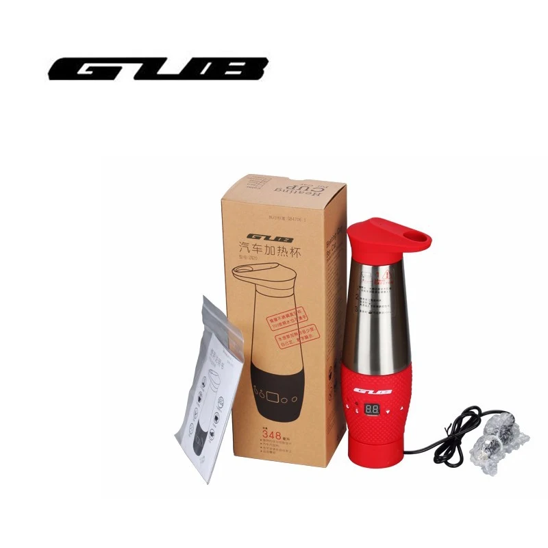 

GUB ZN20 Bicycle Water Bottle Car Electric Kettle Stainless Steel 304 Water Heating Cup for Car Coffee Milk Tea Making Vacuum