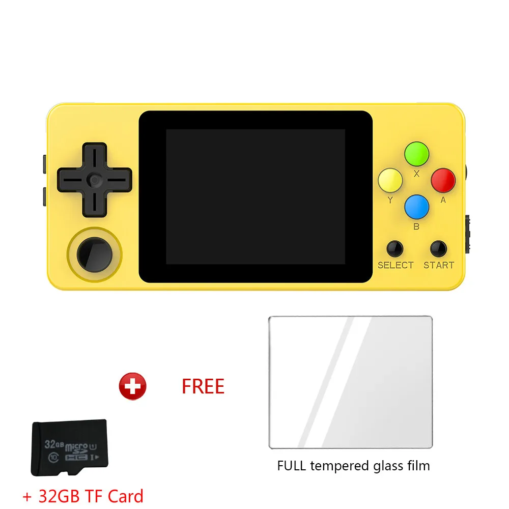 LDK2-Yellow-32GB OPENDINGUX консоль с открытым исходным кодом LDK горизонтальная версия игры 2,6 дюймов экран мини Портативная детская и семейная Ретро игровая консоль - Color: LDK2-Yellow-32GB