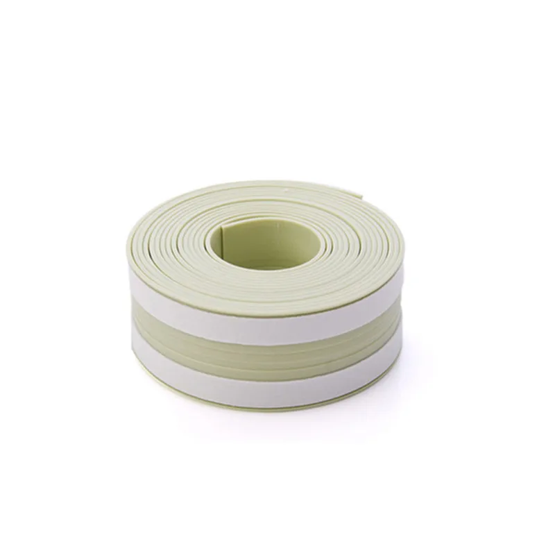 Green 260 by 3cm Прямая поставка, 1 шт., 2,6 м/3 м, для кухни, плесени, водонепроницаемая лента, уплотнительная лента, наклейки, бытовые защитные полоски, клейкая лента для ванной - Цвет: Green 260 by 3cm