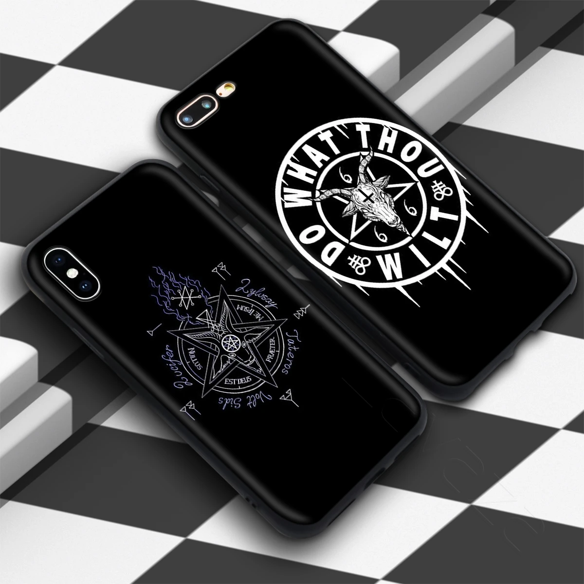 Чехол Lavaza Pentagram 666 Demonic Satanic для iPhone 11 Pro XS Max XR X 8 7 6 6S Plus 5 5S se