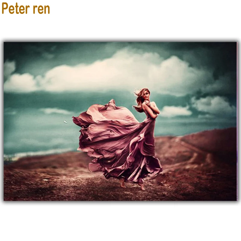 Картина из страз Питер Рен сделай сам 5d Мозаика круглых и квадратных вышивка