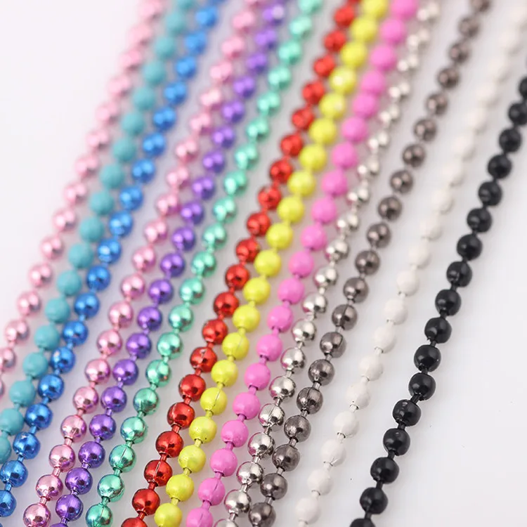 10 шт./лот ожерелье с цветными шариками женское длинное воротником массивное