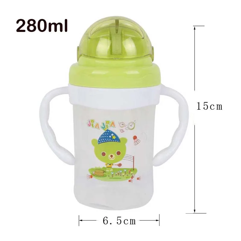 280 мл Милая мультяшная чашка для кормления ребенка с кроликом детская