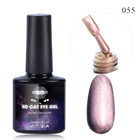 055 6 мл 5D Гель-лак для ногтей с эффектом «кошачий глаз» магнитный лак Soak Off Magic Starry Sky УФ Гель-лак для ногтей украшение TR723 - Цвет: 055