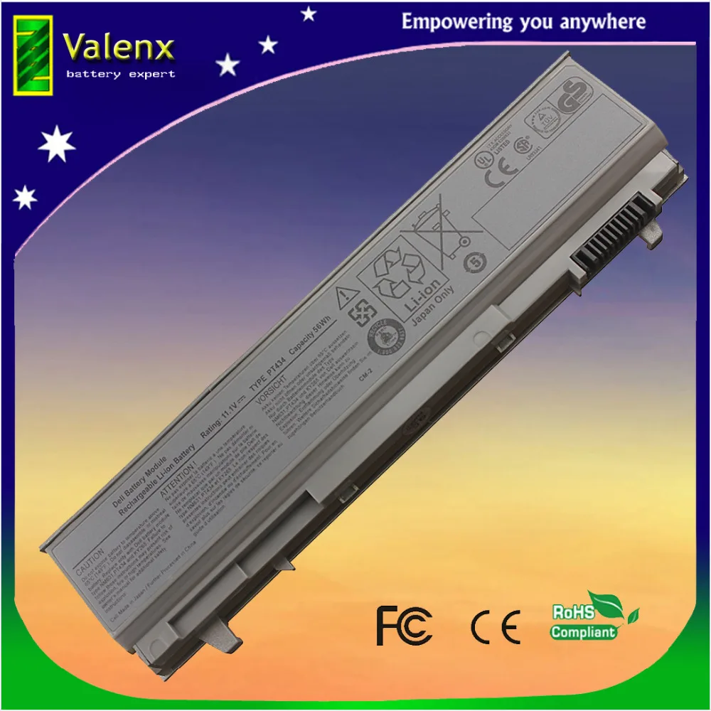 Аккумулятор для Dell Latitude E6400 E6410 E6500 E6510 M2400 KY268 312 0748 451 10583|Аккумуляторы ноутбуков| |