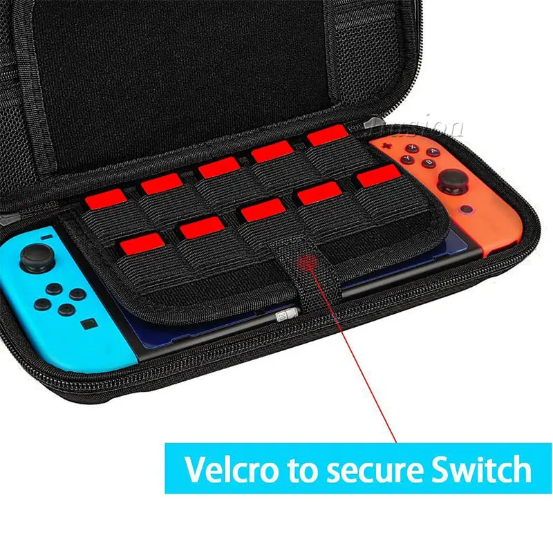 Нейлоновый жесткий чехол EVA для Nintendo Switch портативный сумка водонепроницаемый