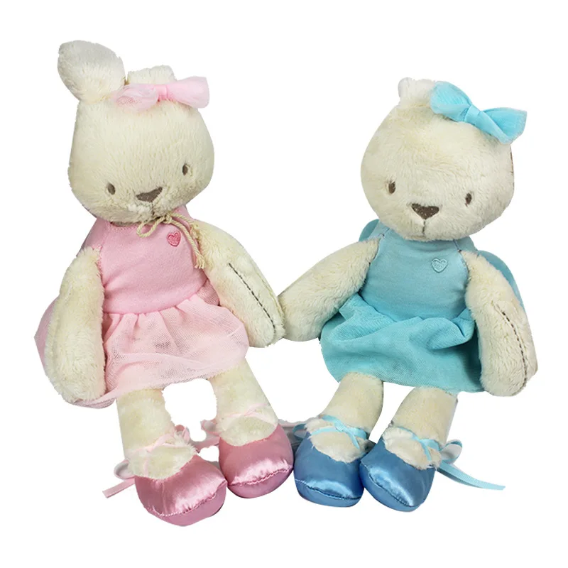Новое поступление розовый синий кролик куклы банни Rabit игрушки Manibeby мягкие