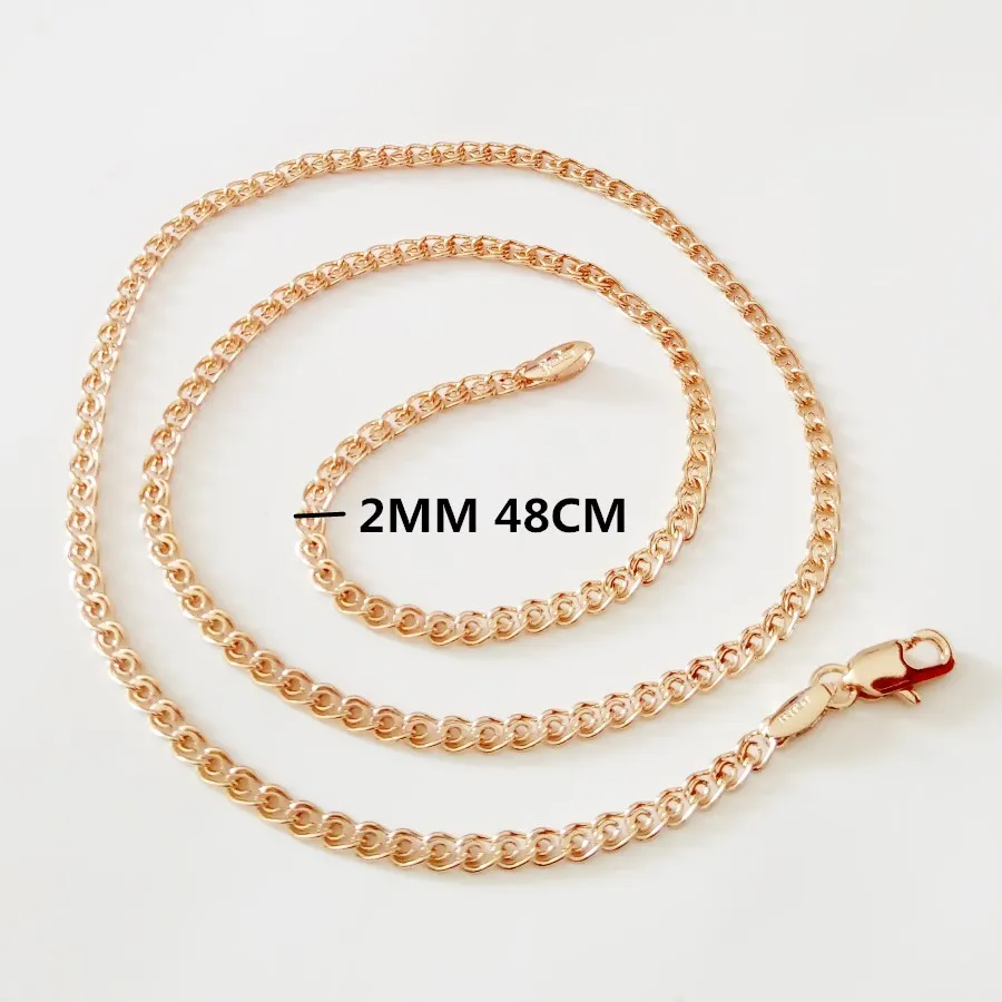 only 48cm chain Религиозные Подвески традиционные Для женщин Для мужчин религиозные украшения 585 розовое золото Цвет православное ожерелье кулоны из нержавеющей стали - Окраска металла: only 48cm chain