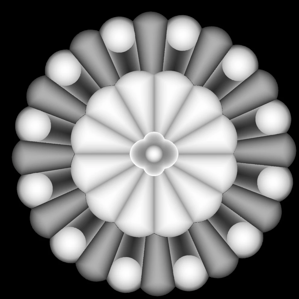 

3D Model relief BMP format, router 3 axis engraving file (3) 1.72MB