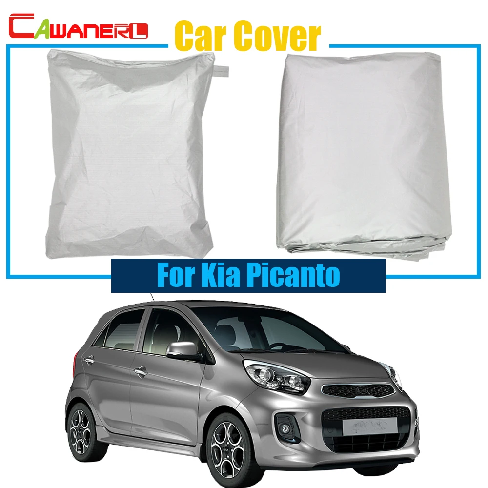 Автомобильный чехол Cawanerl для Kia Picanto защита от УФ лучей дождя солнца снега мороза