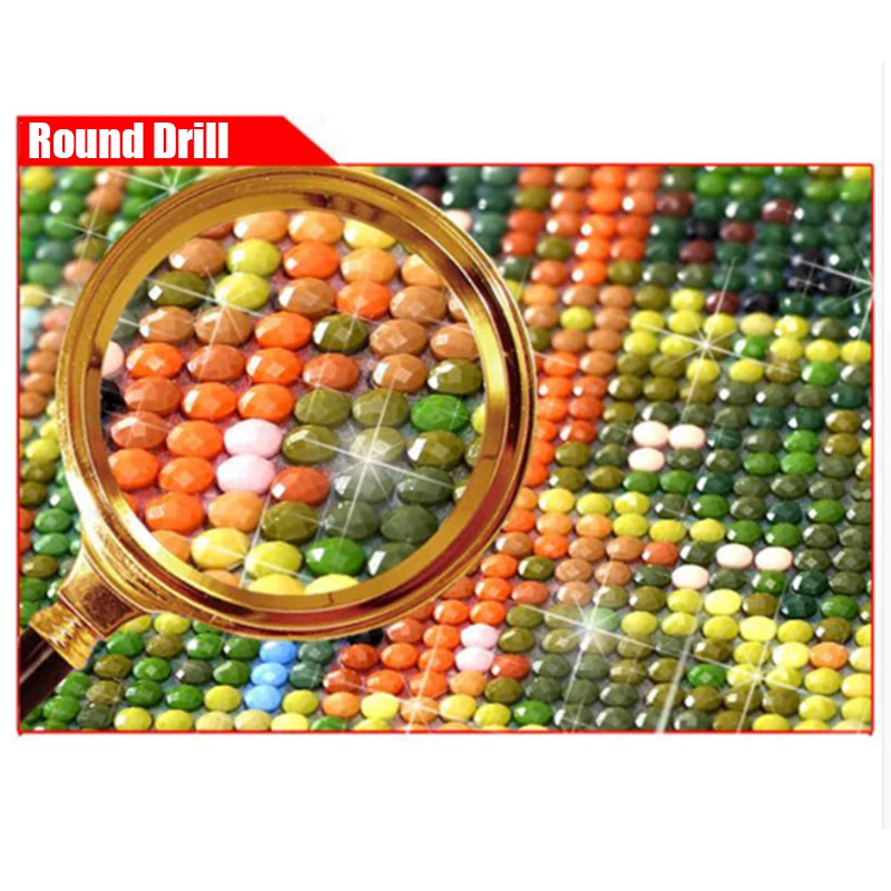 5D сделай сам квадратная/круглая алмазная живопись Цветочная корзина вышивка