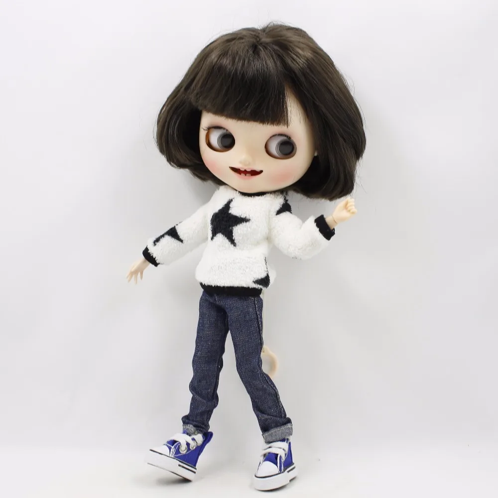 Ледяной DBS Blyth кукла licca тело плюшевая одежда костюм игрушка без штанов|clothes cycling|jean