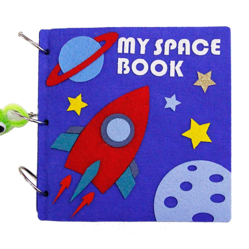 DIY Story Space Book Набор обучающих материалов для раннего обучения легко ручной работы