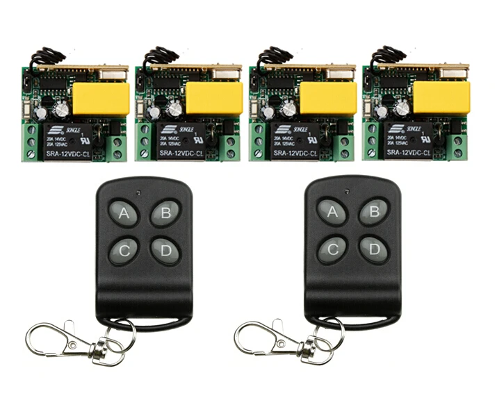 Новый переменный ток 220 В 1 канал РЧ беспроводной пульт дистанционного управления