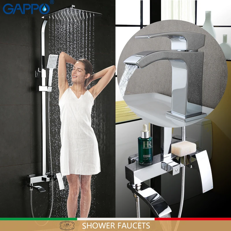 GAPPO Shower Faucets bidet faucet Rainfall Bath tub taps brass shower Spray Shattaf ducha higienica muslim toilet | Обустройство дома