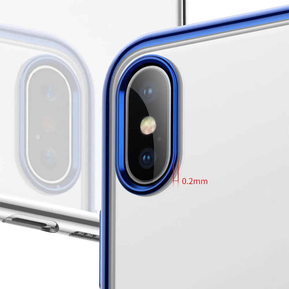 Ударопрочный прозрачный стеклянный чехол для iPhone 7 Plus 8 6s iPhone7 iPhone8 Coque XS MAX XR X |