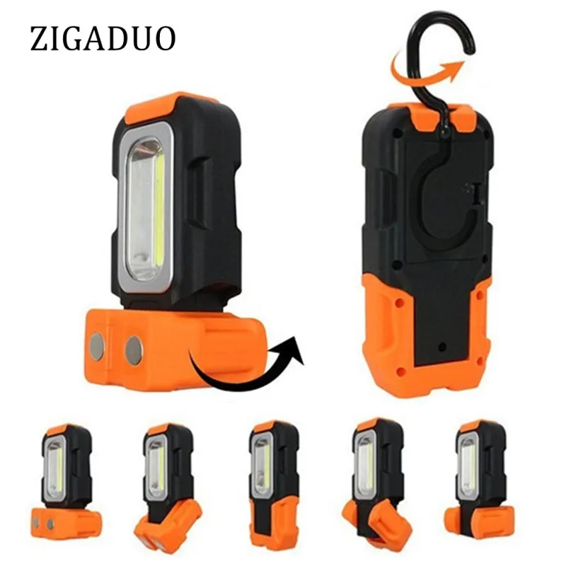 Супер яркий поворотный COB светодиодный рабочий свет инспекционная лампа ручной