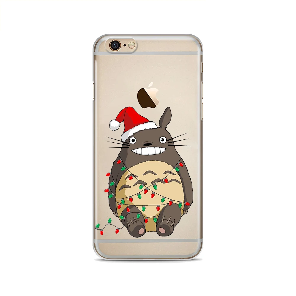 Case For iphone 5 5S SE 6S 7 8 Cute Totoro Soft Silicone TPU Phone Cover 7Plus 8Plus X XS Max XR |
