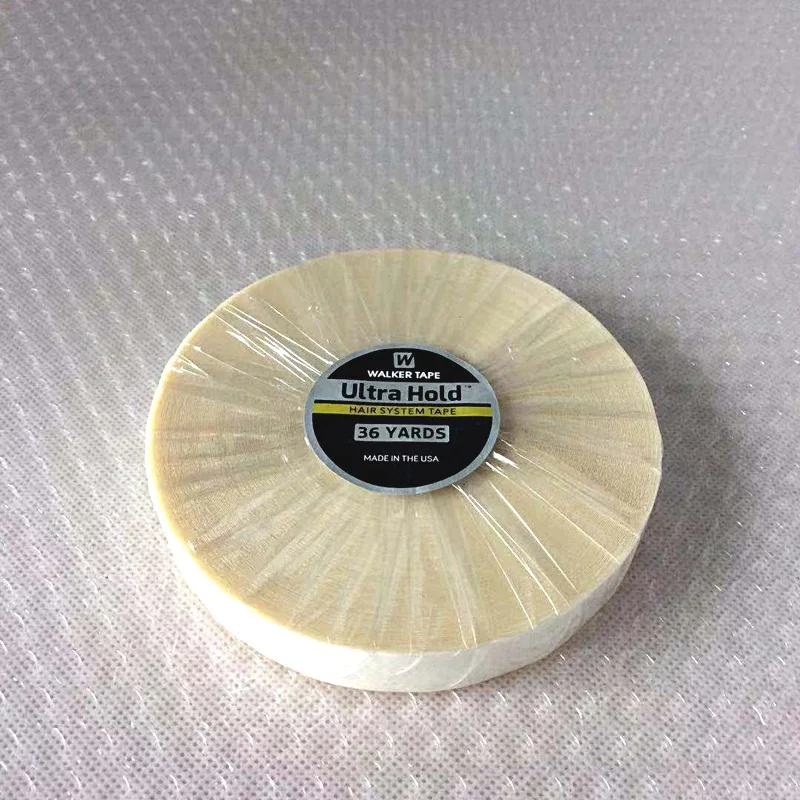 

Ultra Hair Hold System Tape Rolls Double Sided Adhesive Tape Glue For Hair Extension Walker Tape 2cm Wide For Lace Wig Toupee