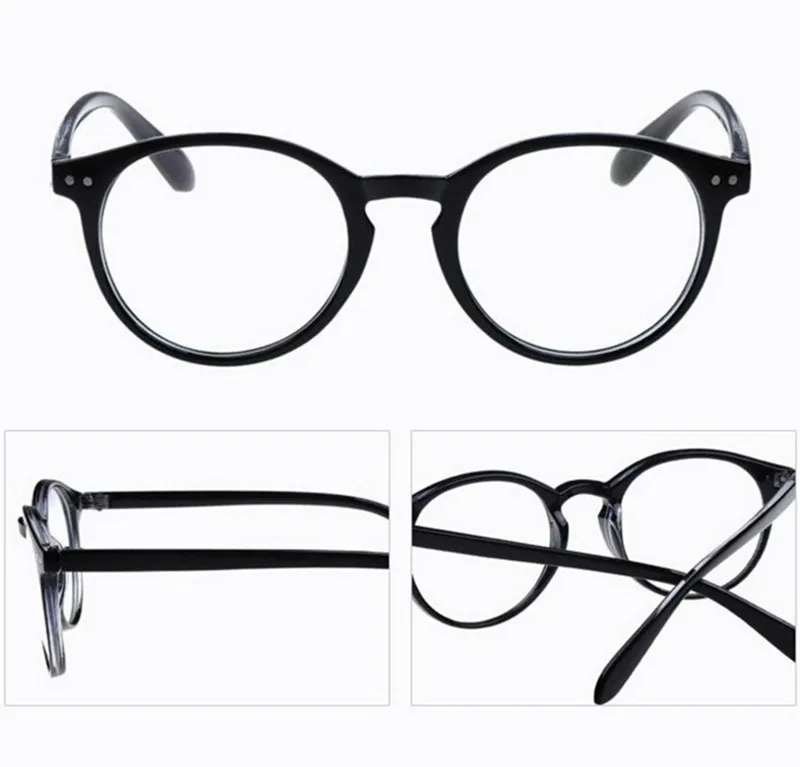 

Specials Eyeglasses Frames Women's Students Reading Glasses Men Rivet Decorative Glasses Retro Full Frame Glasses No Degree