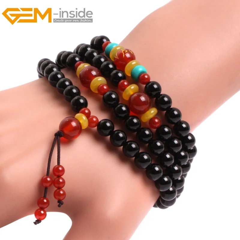 Буддийские Молитвенные Четки Zen Mala Gem-Inside тибетские четки бусины Бодхи Бусины