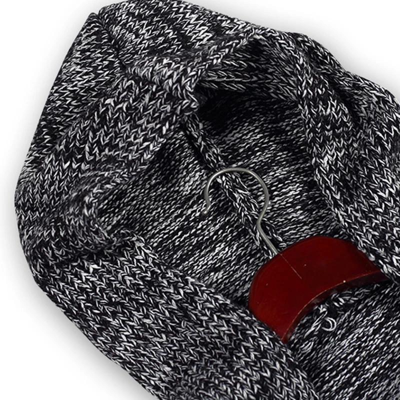 Winter Woman Sweater Female Women's Cardigan Long Knitting Sleeve Solid Fashion Pocket Hooded Gray New Year Hot |