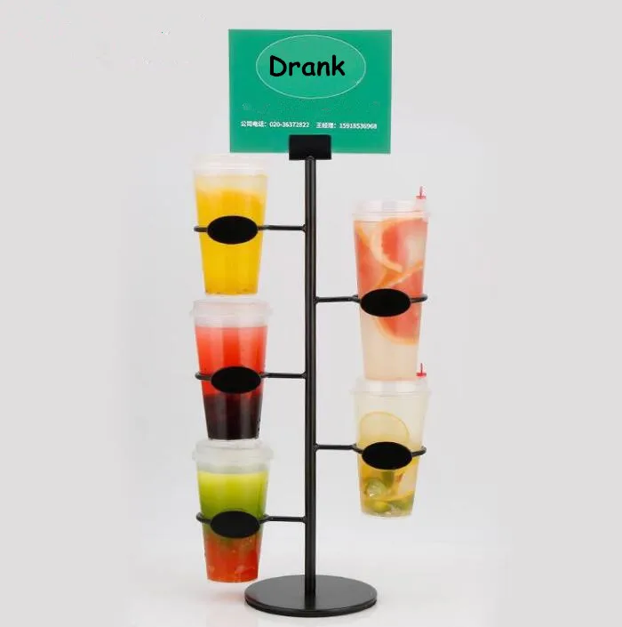 Молока Чай магазин банка колы кружка Дисплей Стенд Крышка Mini 3/4/5 слоев кружка стеллаж для хранения Кофе usb-нагреватель силиконовый Чай держатель бумажного стакана